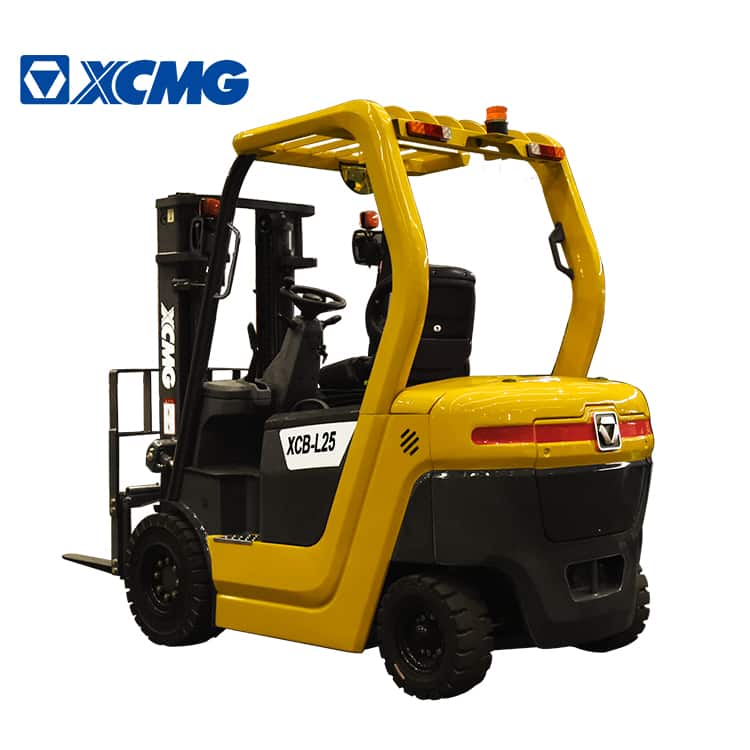 XCMG official 2.5 ton electric forklift XCB-L25 battery powered mobile fork lift for sale
